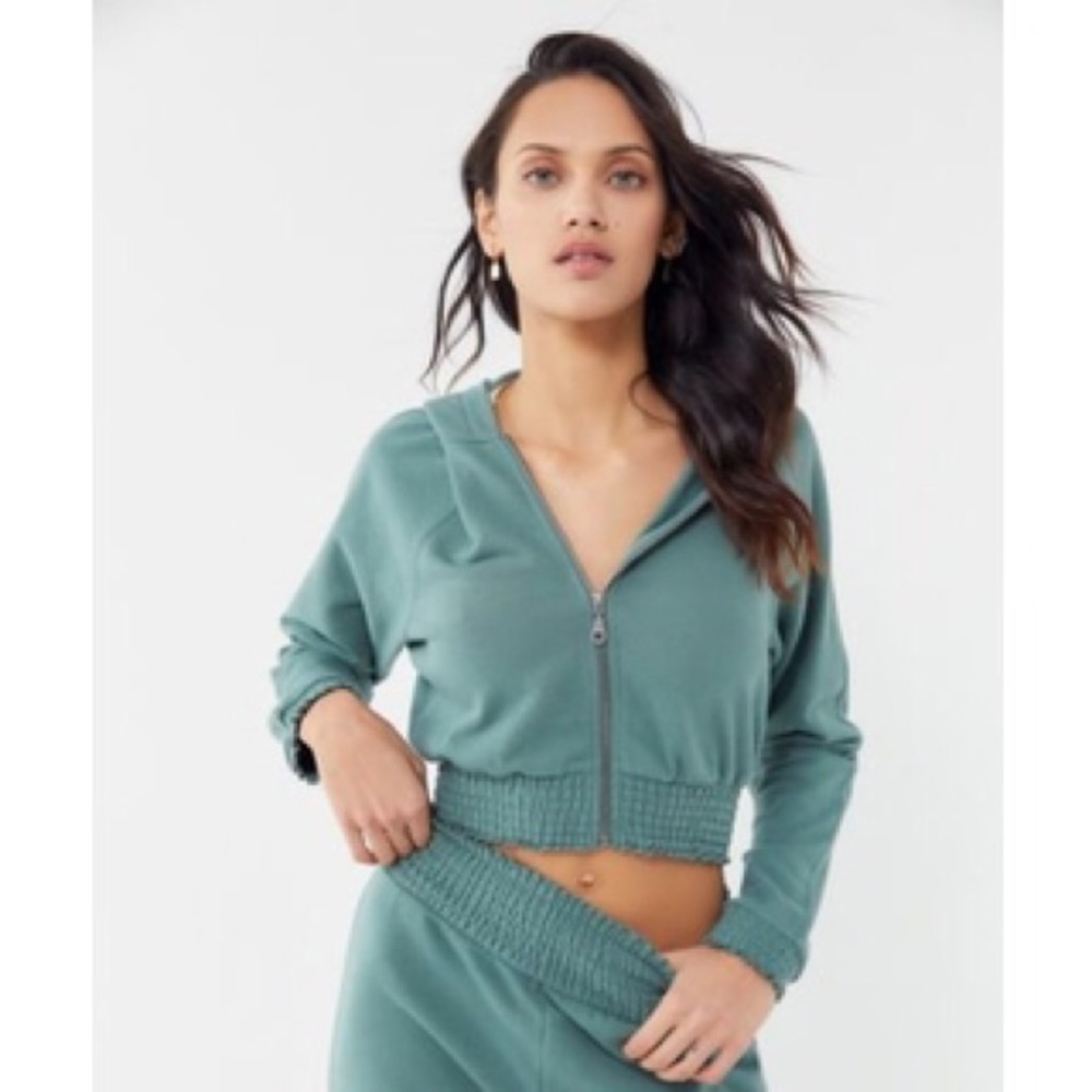 Urban Outfitters Jett Zip-Up Hoodie Sweatshirt
